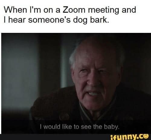 This meme is a humorous image of a character from the TV show "The Office" (played by Steve Carell) who is startled and reacts with surprise. The text "I was on a Zoom meeting and I heard..." is written above the image, but the rest of the text is cut off, leaving the reader to fill in the punchline. The image is meant to be funny because it implies that the character heard something unexpected and surprising, which is a common experience for many people working from home during the COVID-19 pandemic.